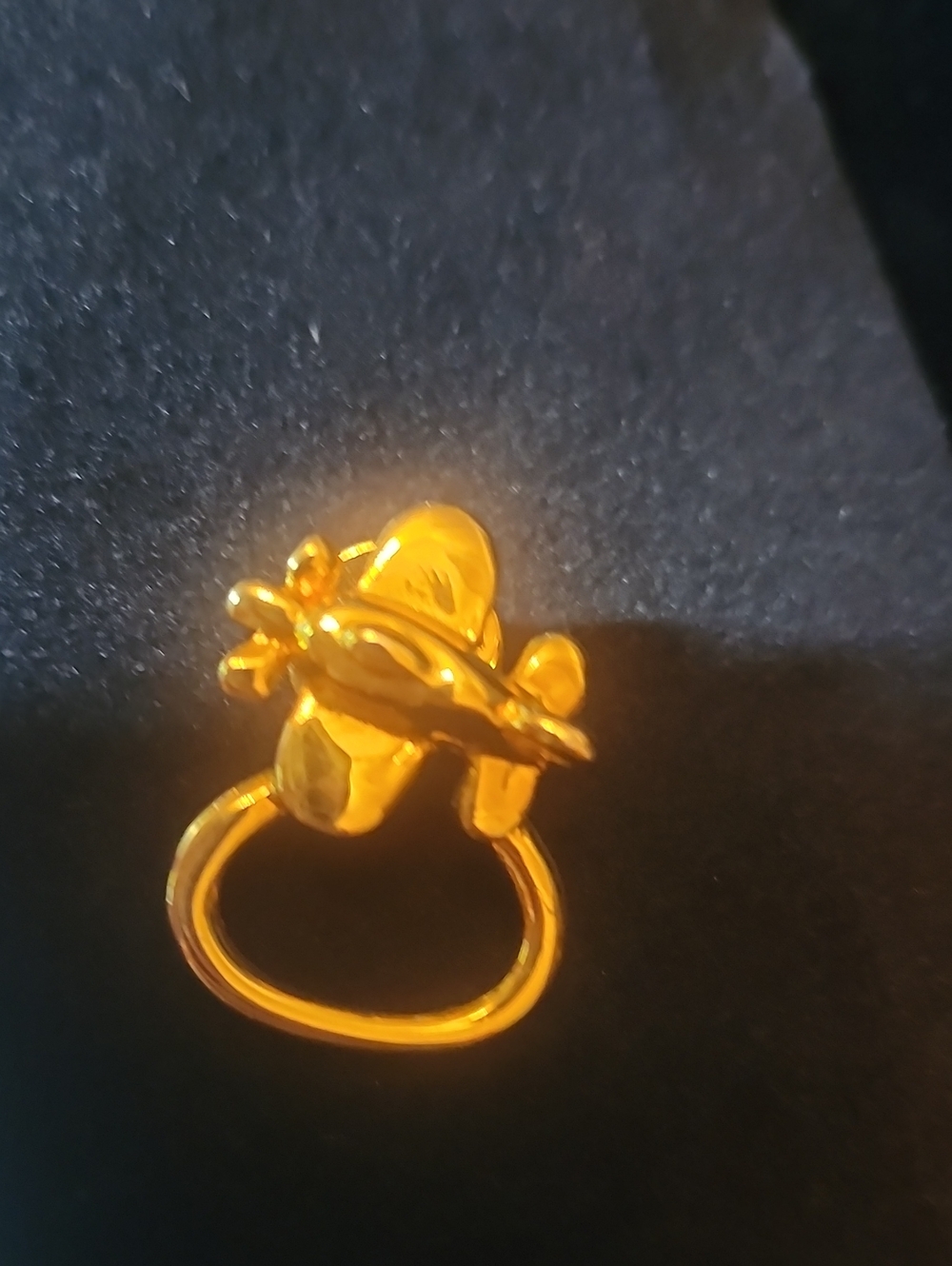 Gold Airplane Pin - Classic Women's Jewelry